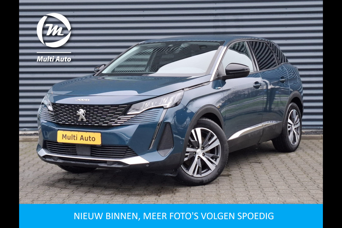 Peugeot 3008 1.6 HYbrid 225 Allure Plug in Hybrid PHEV | Sportstoelen Verwarmd | Apple Carplay | Navigatie | 360 Camera | Cruise Control | Climate Control | DAB | L.M. 18" |