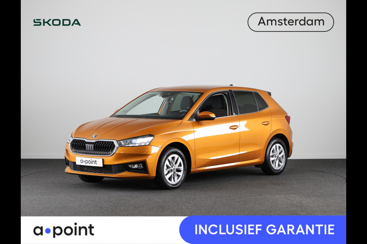 Škoda Fabia 1.0 TSI Business Edition 95 pk | Verlengde garantie | Navigatie via App | Parkeersensoren achter | Cruise control | Autom. airco | Stoelverwarming |