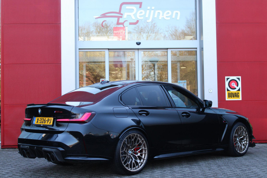 BMW 3 Serie M3 CS 551PK | M SPORT CARBON KERAMISCHE REMSCHIJVEN | M SPORT CARBON INTERIEUR/EXTERIEUR | LASER LIGHT KOPLAMPEN | HEAD UP DISPLAY | ADAPTIVE M-SPORT ONDERSTEL | STOEL/STUUR VERWARMING | MILLTEK UITLAAT SYSTEEM | ELEKTRISCH VERSTELBARE STOELEN MET GEUHEUGEN FUNCTIE | DRIFT MODUS | COMFORT ACCES | ELEKTRISCH BEDIENBARE ACHTERKLEP | 19"/20" LICHTMETALEN VELGEN | ALARM SYSTEEM |