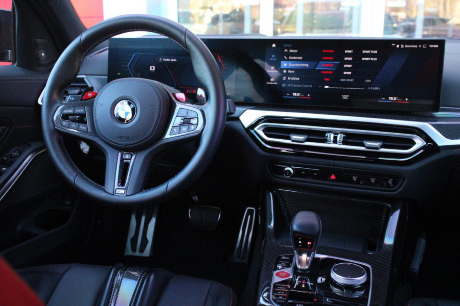 BMW 3 Serie M3 CS 551PK | M SPORT CARBON KERAMISCHE REMSCHIJVEN | M SPORT CARBON INTERIEUR/EXTERIEUR | LASER LIGHT KOPLAMPEN | HEAD UP DISPLAY | ADAPTIVE M-SPORT ONDERSTEL | STOEL/STUUR VERWARMING | MILLTEK UITLAAT SYSTEEM | ELEKTRISCH VERSTELBARE STOELEN MET GEUHEUGEN FUNCTIE | DRIFT MODUS | COMFORT ACCES | ELEKTRISCH BEDIENBARE ACHTERKLEP | 19"/20" LICHTMETALEN VELGEN | ALARM SYSTEEM |