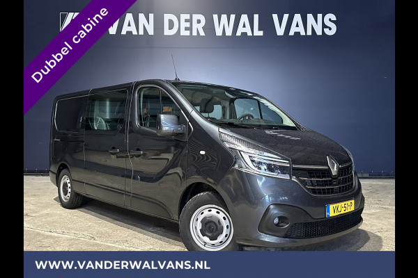 Renault Trafic 2.0 dCi 120pk **BPM VRIJ voor de Ondernemer** L2H1 Dubbele Cabine Euro6 Airco | 6-Zits | LED | 2x zijdeur | Camera | Navigatie | Trekhaak, Parkeersensoren