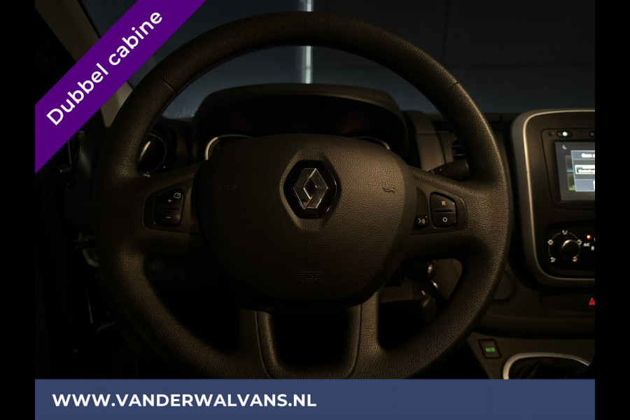 Renault Trafic 2.0 dCi 120pk **BPM VRIJ voor de Ondernemer** L2H1 Dubbele Cabine Euro6 Airco | 6-Zits | LED | 2x zijdeur | Camera | Navigatie | Trekhaak, Parkeersensoren