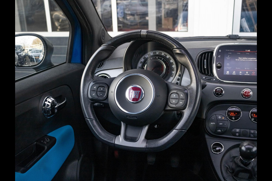 Fiat 500 TwinAir Turbo Sport | Cabrio | 105pk | Clima | PDC | 16" |  Navi | Priv. glass