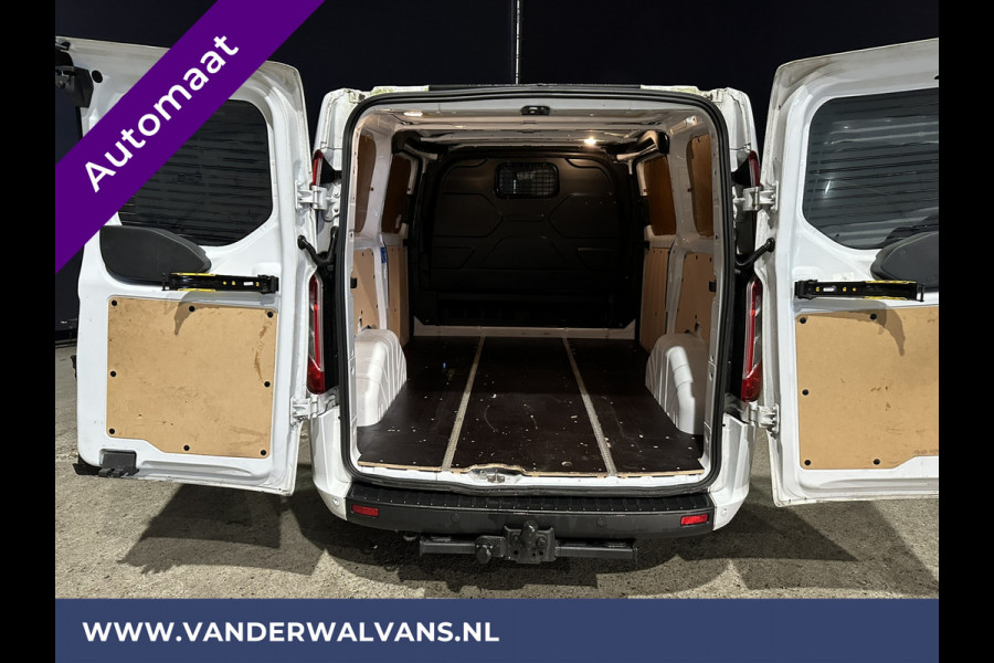 Ford Transit Custom 2.0 TDCI 130pk Automaat **BPM VRIJ voor de Ondernemer** L1H1 Euro6 Airco | 2x zijdeur | Camera | LED | Apple Carplay Cruisecontrol, Verwarmde voorruit, Trekhaak, Parkeersensoren, Bijrijdersbank