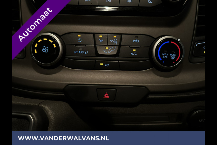 Ford Transit Custom 2.0 TDCI 130pk Automaat **BPM VRIJ voor de Ondernemer** L1H1 Euro6 Airco | 2x zijdeur | Camera | LED | Apple Carplay Cruisecontrol, Verwarmde voorruit, Trekhaak, Parkeersensoren, Bijrijdersbank