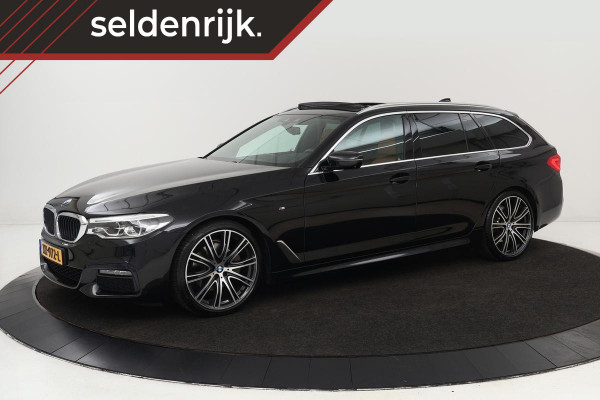 BMW 5 Serie 520i M-Sport | Panoramadak | Head-Up | 360 camera | Leder | Stoelverwarming | Sfeerverlichting | Memory | Sportstoelen