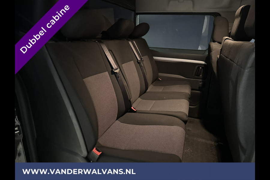 Peugeot Expert 2.0 BlueHDI 123pk **BPM VRIJ voor de Ondernemer** L3H1 XL Dubbele cabine Euro6 Airco | 6-zits | 2x zijdeur | Apple Carplay navigatie, cruisecontrol, parkeersensoren, android auto, 2500kg trekvermogen