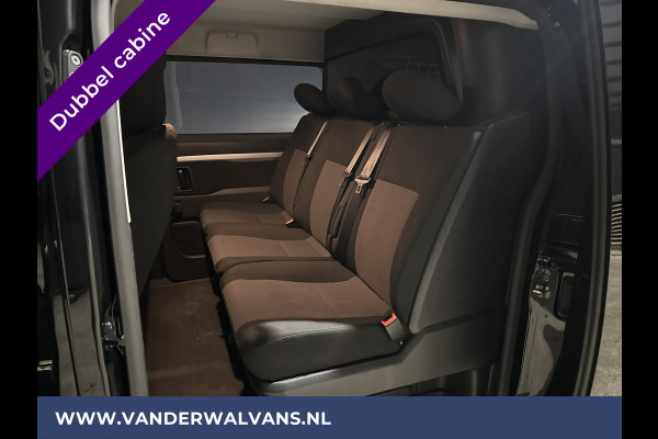 Peugeot Expert 2.0 BlueHDI 123pk **BPM VRIJ voor de Ondernemer** L3H1 XL Dubbele cabine Euro6 Airco | 6-zits | 2x zijdeur | Apple Carplay navigatie, cruisecontrol, parkeersensoren, android auto, 2500kg trekvermogen