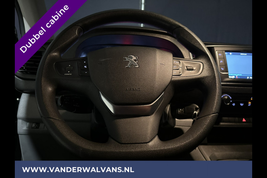 Peugeot Expert 2.0 BlueHDI 123pk **BPM VRIJ voor de Ondernemer** L3H1 XL Dubbele cabine Euro6 Airco | 6-zits | 2x zijdeur | Apple Carplay navigatie, cruisecontrol, parkeersensoren, android auto, 2500kg trekvermogen