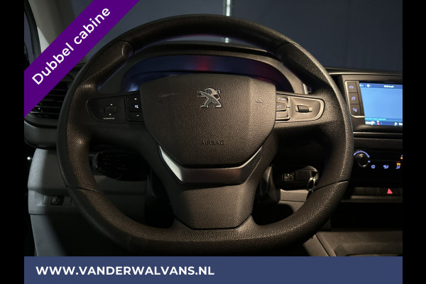 Peugeot Expert 2.0 BlueHDI 123pk **BPM VRIJ voor de Ondernemer** L3H1 XL Dubbele cabine Euro6 Airco | 6-zits | 2x zijdeur | Apple Carplay navigatie, cruisecontrol, parkeersensoren, android auto, 2500kg trekvermogen