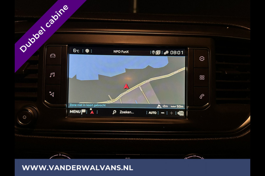 Peugeot Expert 2.0 BlueHDI 123pk **BPM VRIJ voor de Ondernemer** L3H1 XL Dubbele cabine Euro6 Airco | 6-zits | 2x zijdeur | Apple Carplay navigatie, cruisecontrol, parkeersensoren, android auto, 2500kg trekvermogen