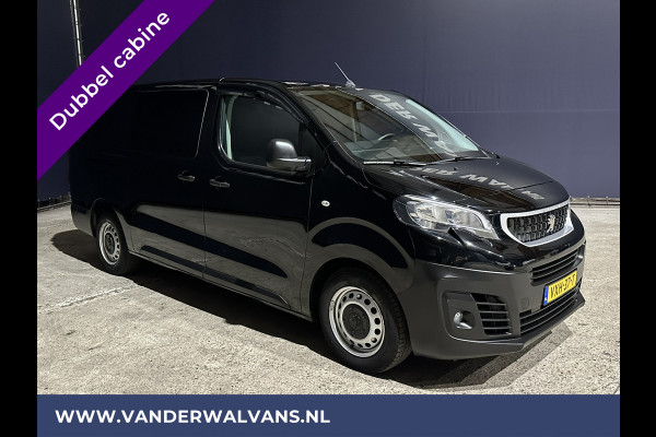 Peugeot Expert 2.0 BlueHDI 123pk **BPM VRIJ voor de Ondernemer** L3H1 XL Dubbele cabine Euro6 Airco | 6-zits | 2x zijdeur | Apple Carplay navigatie, cruisecontrol, parkeersensoren, android auto, 2500kg trekvermogen