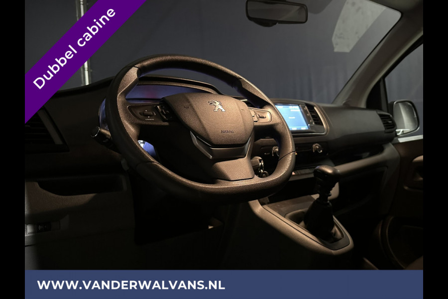 Peugeot Expert 2.0 BlueHDI 123pk **BPM VRIJ voor de Ondernemer** L3H1 XL Dubbele cabine Euro6 Airco | 6-zits | 2x zijdeur | Apple Carplay navigatie, cruisecontrol, parkeersensoren, android auto, 2500kg trekvermogen