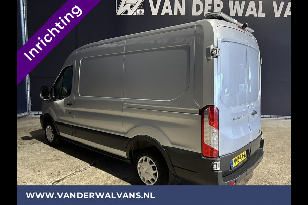 Ford Transit 2.0 TDCI 131pk **BPM VRIJ voor de Ondernemer** L2H2 inrichting Euro6 Airco | Camera | Cruisecontrol | Parkeersensoren Verwarmde voorruit, Bijrijdersbank, 2600kg trekvermogen