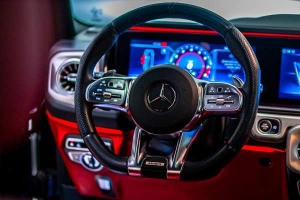 Mercedes-Benz G63 AMG BRABUS G700 WIDESTAR BRABUS RED INTERIOR 22" BURMESTER