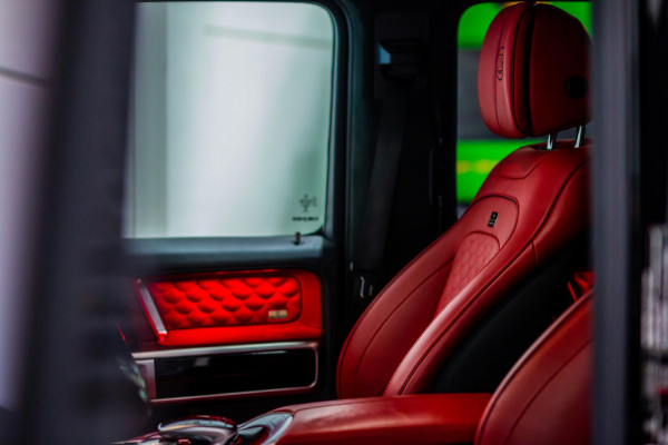 Mercedes-Benz G63 AMG BRABUS G700 WIDESTAR BRABUS RED INTERIOR 22" BURMESTER