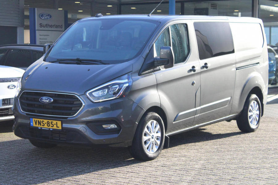 Ford Transit Custom 300 2.0 TDCI L2H1 Limited DC | Dubbele Cabine | Xenon | Trekhaak | Elek. Verstelbare Stoel | Winterpack |