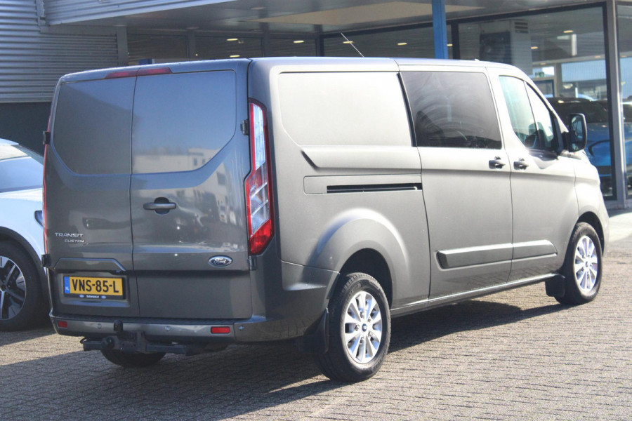 Ford Transit Custom 300 2.0 TDCI L2H1 Limited DC | Dubbele Cabine | Xenon | Trekhaak | Elek. Verstelbare Stoel | Winterpack |