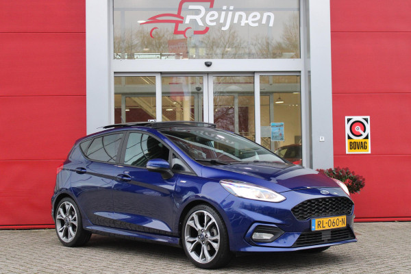 Ford Fiesta 1.0 100PK ST-LINE | PANORAMISCH SCHUIF/KANTEL DAK | TREKHAAK | CLIMATE CONTROL | VOORRUIT VERWARMING | LICHTMETALEN VELGEN 18" | LIGHT UPGRADE PACK | CRUISE CONTROL | DAB+ RADIO | LANE ASSIST | NAVIGATIE |