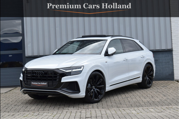 Audi Q8 55 TFSI e Quattro 381 Pk S-Line Black Ed RS-Stoel Soft-Close Pano Luchtvering Keyless ACC 23 Inch