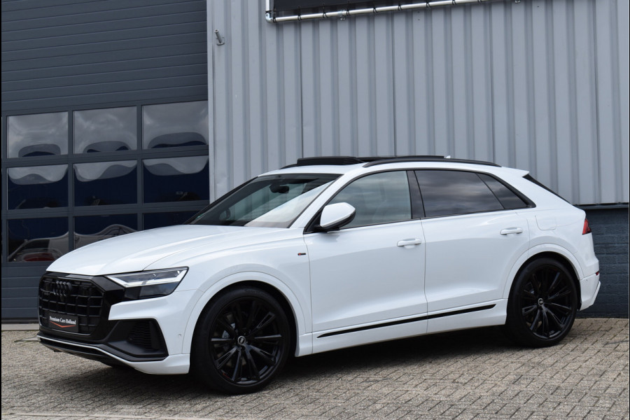 Audi Q8 55 TFSI e Quattro 381 Pk S-Line Black Ed RS-Stoel Soft-Close Pano Luchtvering Keyless ACC 23 Inch