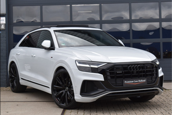 Audi Q8 55 TFSI e Quattro 381 Pk S-Line Black Ed RS-Stoel Soft-Close Pano Luchtvering Keyless ACC 23 Inch