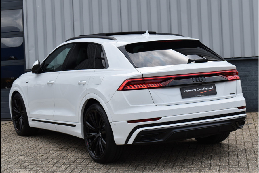 Audi Q8 55 TFSI e Quattro 381 Pk S-Line Black Ed RS-Stoel Soft-Close Pano Luchtvering Keyless ACC 23 Inch