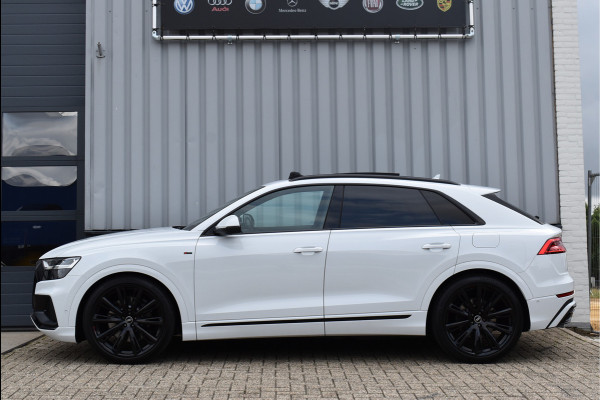 Audi Q8 55 TFSI e Quattro 381 Pk S-Line Black Ed RS-Stoel Soft-Close Pano Luchtvering Keyless ACC 23 Inch