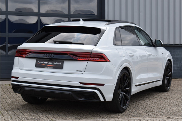 Audi Q8 55 TFSI e Quattro 381 Pk S-Line Black Ed RS-Stoel Soft-Close Pano Luchtvering Keyless ACC 23 Inch