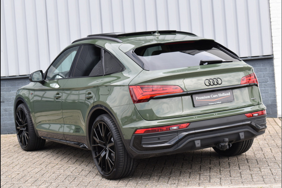 Audi Q5 Sportback 50 TFSI e S-Line Competition Black Ed Full Pano B&O HUD Memory Sfeer Luchtvering Trekhaak 22 Inch