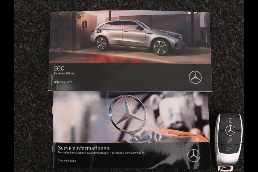 Mercedes-Benz EQC 400 4MATIC Premium 80 kWh | Schuif/kanteldak | Beige leder interieur | Alarm klasse 3 | Navigatie | Parking support met camera achter | Inclusief 24 maanden MB Certified garantie voor Europa