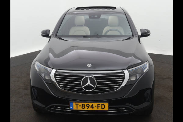 Mercedes-Benz EQC 400 4MATIC Premium 80 kWh | Schuif/kanteldak | Beige leder interieur | Alarm klasse 3 | Navigatie | Parking support met camera achter | Inclusief 24 maanden MB Certified garantie voor Europa