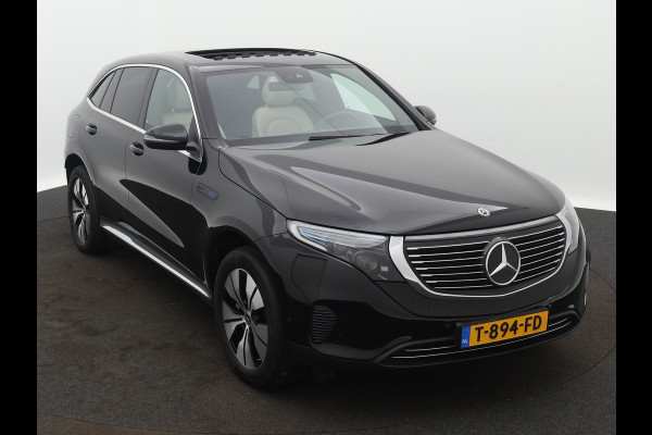 Mercedes-Benz EQC 400 4MATIC Premium 80 kWh | Schuif/kanteldak | Beige leder interieur | Alarm klasse 3 | Navigatie | Parking support met camera achter | Inclusief 24 maanden MB Certified garantie voor Europa