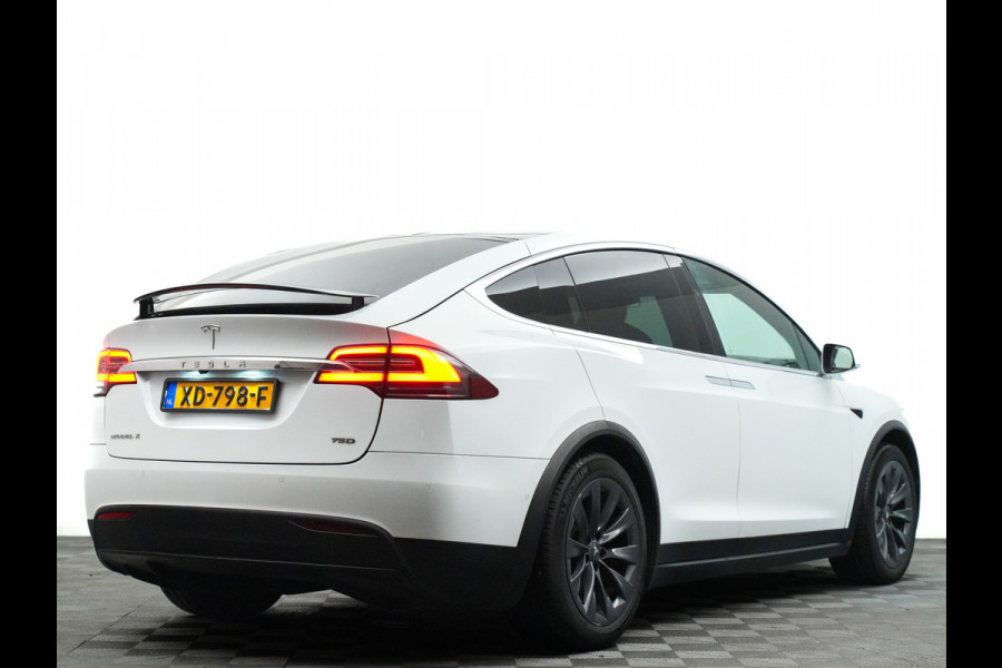 Tesla Model X 75D 335pk AWD (autopilot,carbon,alcantara hemel,sportleer)