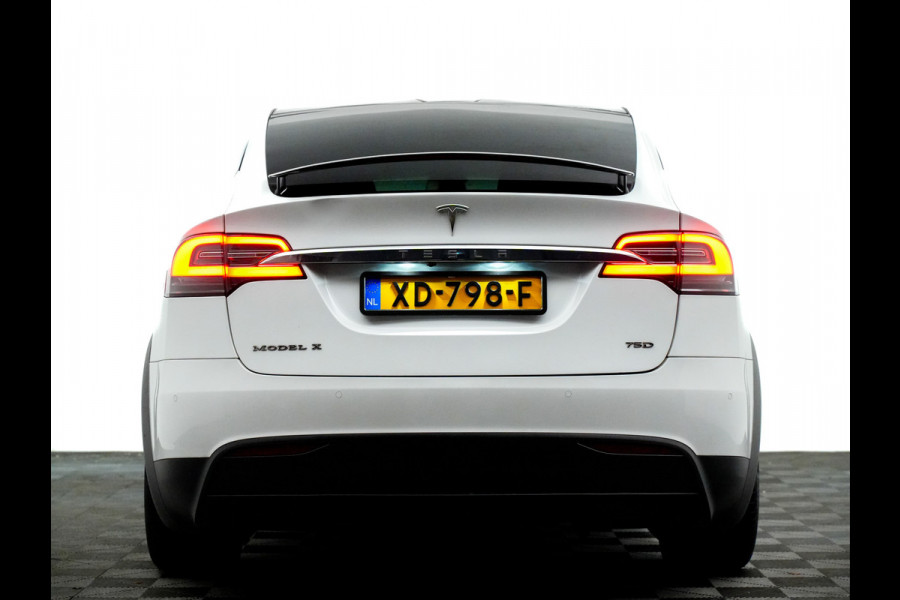 Tesla Model X 75D 335pk AWD (autopilot,carbon,alcantara hemel,sportleer)