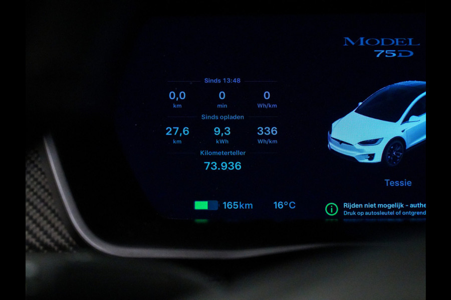 Tesla Model X 75D 335pk AWD (autopilot,carbon,alcantara hemel,sportleer)