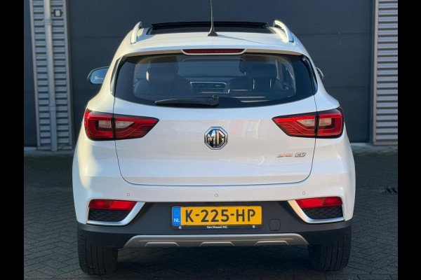 MG ZS EV Luxury 45 kWh, panoramadak, leder, eerste eigenaar, nederlandse auto met nationale auto pas, parelmoer wit