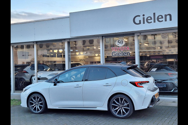 Toyota Corolla 1.8 Hybrid 140pk GR Sport | Eerste eigenaar, Half Leer, LED, Stoelverwarming, Parkeersensoren, Keyless, Parelmoer wit