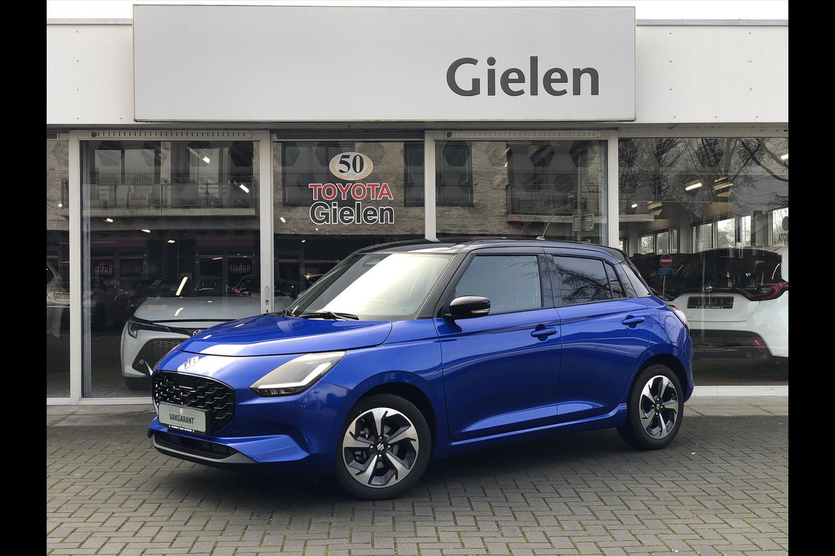 Suzuki Swift 1.2 DualJet Hybrid Style | Dodehoekherkenning, Parkeersensoren, Stoelverwarming, Apple CarPlay/Android Auto, Nieuw model!