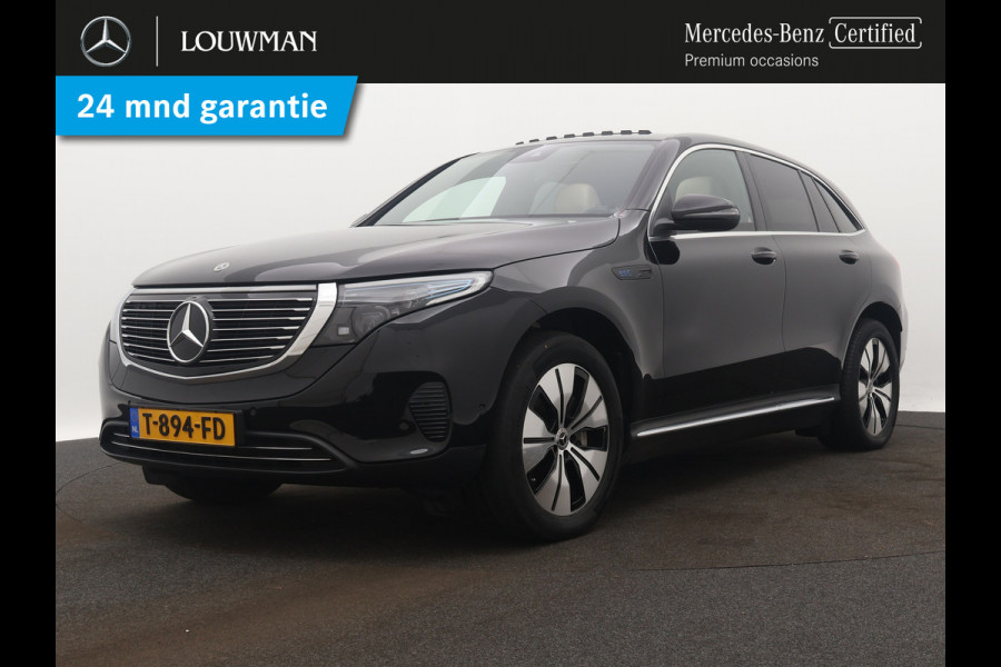 Mercedes-Benz EQC 400 4MATIC Premium 80 kWh | Schuif/kanteldak | Beige leder interieur | Alarm klasse 3 | Navigatie | Parking support met camera achter | Inclusief 24 maanden MB Certified garantie voor Europa