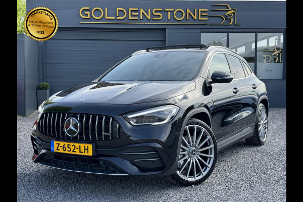 Mercedes-Benz GLA AMG 35 4MATIC 1e Eigenaar,Burmester Soundsystem,Panoramadak,Trekhaak,Kuipstoelen,Ambient Lighting,Vol Optie,APK tot 04-2026