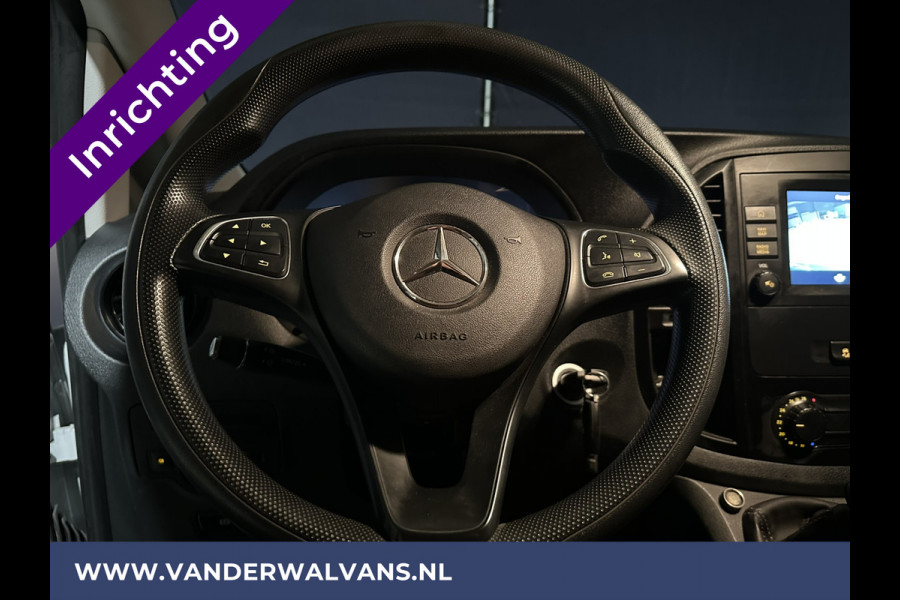 Mercedes-Benz Vito 116 CDI 164pk **BPM VRIJ voor de Ondernemer** L3H1 inrichting Euro6 Airco | Camera | Navigatie Apple Carplay, Android Auto, Cruisecontrol, Trekhaak, Parkeersensoren