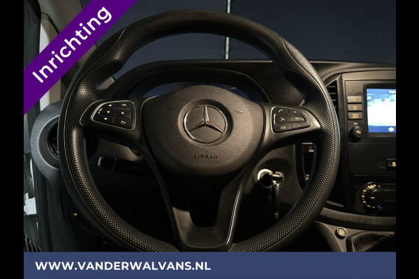 Mercedes-Benz Vito 116 CDI 164pk **BPM VRIJ voor de Ondernemer** L3H1 inrichting Euro6 Airco | Camera | Navigatie Apple Carplay, Android Auto, Cruisecontrol, Trekhaak, Parkeersensoren