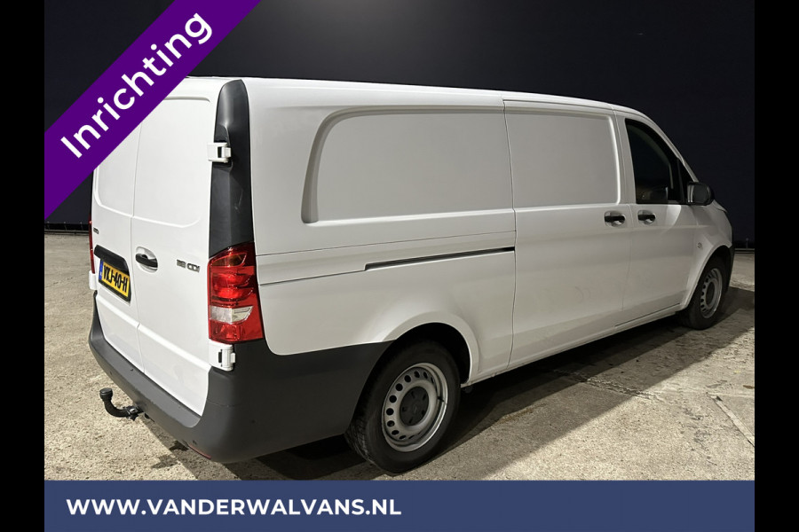 Mercedes-Benz Vito 116 CDI 164pk **BPM VRIJ voor de Ondernemer** L3H1 inrichting Euro6 Airco | Camera | Navigatie Apple Carplay, Android Auto, Cruisecontrol, Trekhaak, Parkeersensoren