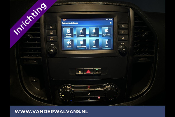 Mercedes-Benz Vito 116 CDI 164pk **BPM VRIJ voor de Ondernemer** L3H1 inrichting Euro6 Airco | Camera | Navigatie Apple Carplay, Android Auto, Cruisecontrol, Trekhaak, Parkeersensoren