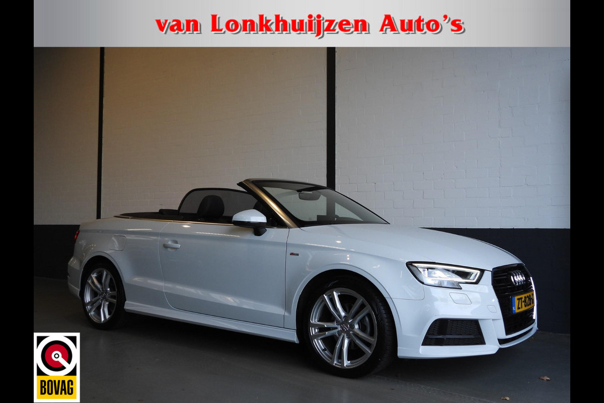 Audi A3 Cabriolet 35 TFSI Aut. Sport 2x S-Line Edition NAVI/HALF-LEER/LED/18"LMV!