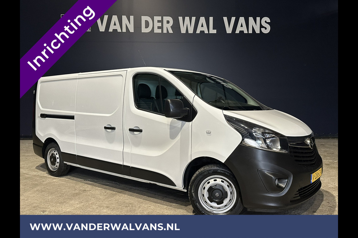 Opel Vivaro 1.6 CDTI L2H1 126pk inrichting Euro6 Airco | Camera | Navigatie | Trekhaak | LED | Cruisecontrol Parkeersensoren, Bijrijdersbank