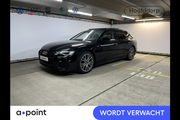 Audi A6 Avant 55 TFSI e quattro Competition S-line 367 pk S-tronic | Navigatie | Panoramadak | Parkeersensoren | Achteruitrijcamera | Adaptieve cruise control | Stoelverwarming | 20" |