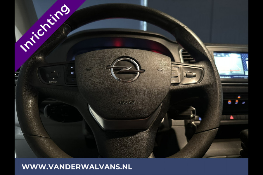 Opel Vivaro 2.0 CDTI 123pk **BPM VRIJ voor de Ondernemer** L3H1 inrichting Euro6 Airco | 2x zijdeur | Imperiaal | 2500kg Trekhaak Navigatie, Camera, Apple Carplay, Android Auto, Cruisecontrol, Parkeersensoren, Bijrijdersbank