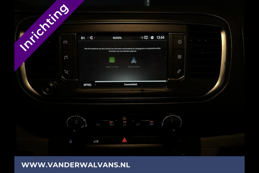 Opel Vivaro 2.0 CDTI 123pk **BPM VRIJ voor de Ondernemer** L3H1 inrichting Euro6 Airco | 2x zijdeur | Imperiaal | 2500kg Trekhaak Navigatie, Camera, Apple Carplay, Android Auto, Cruisecontrol, Parkeersensoren, Bijrijdersbank